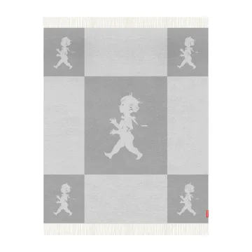 Solstickan viltti merinovillaa 130 x 170 cm - Vaaleanharmaa - Solstickan Design