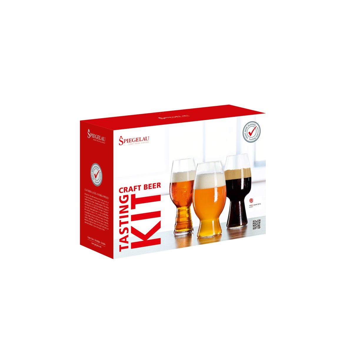 Spiegelau Beer Classics -oluenmaistelusetti 3-pack kirkas