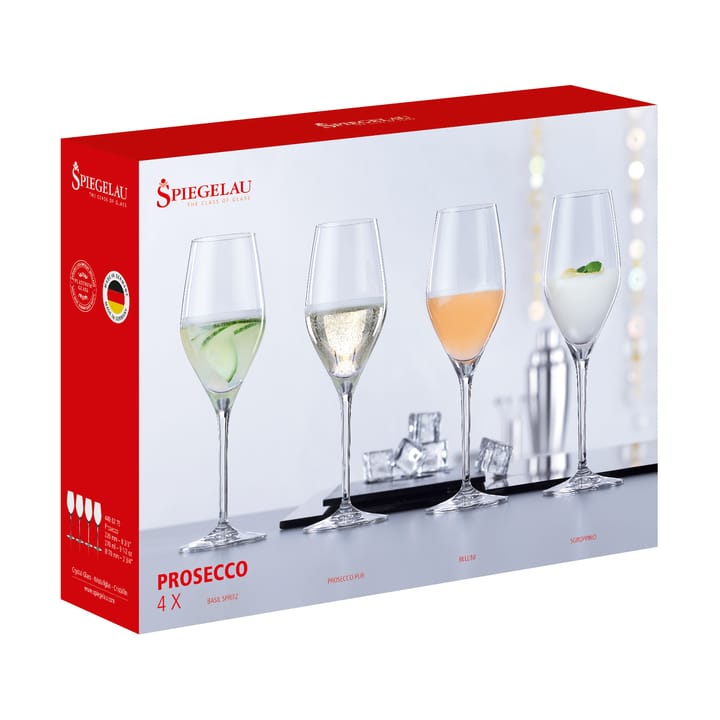 Special Proseccolasit 4-pakkaus, Kirkas Spiegelau