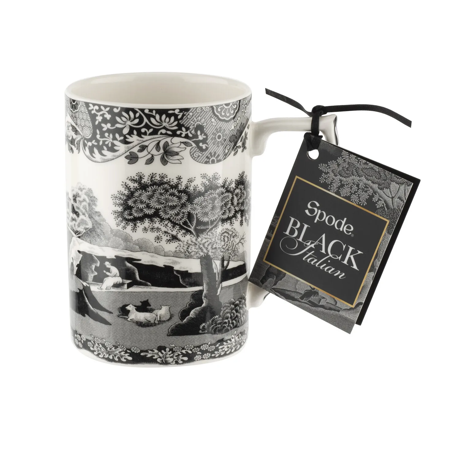 Black Italian -muki, 34 cl Spode