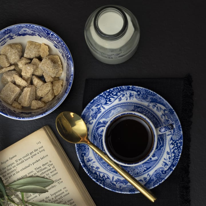 Blue Italian -kahvikuppi ja aluslautanen, 9 cl Spode