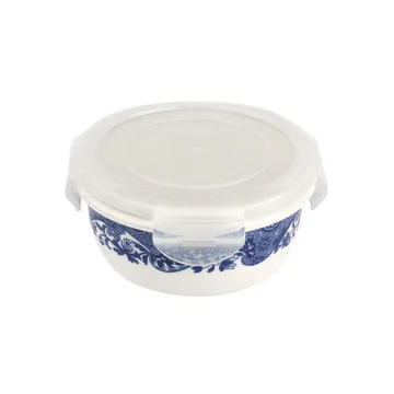 Blue Italian -kannellinen säilytyspurkki - 13 cm - Spode