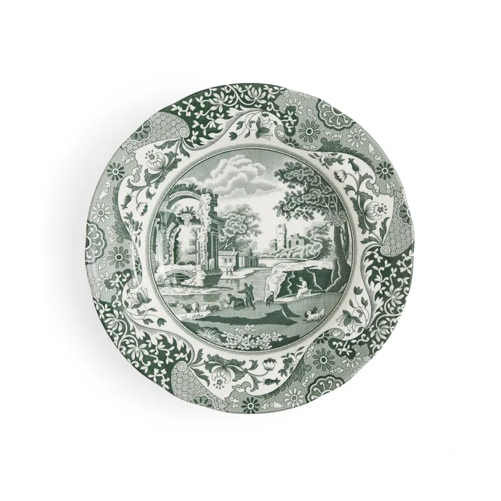 Heritage Green Italian syvä lautanen - Vihreä, Ø23 cm - Spode