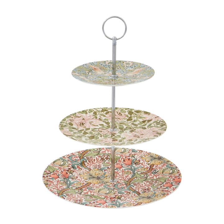 Morris &amp; Co. -kakkuvati 3 kerrosta 35,5 cm - Multi - Spode