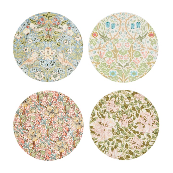 Morris &amp; Co. -lautanen Ø 20 cm 4 osaa - Multi - Spode