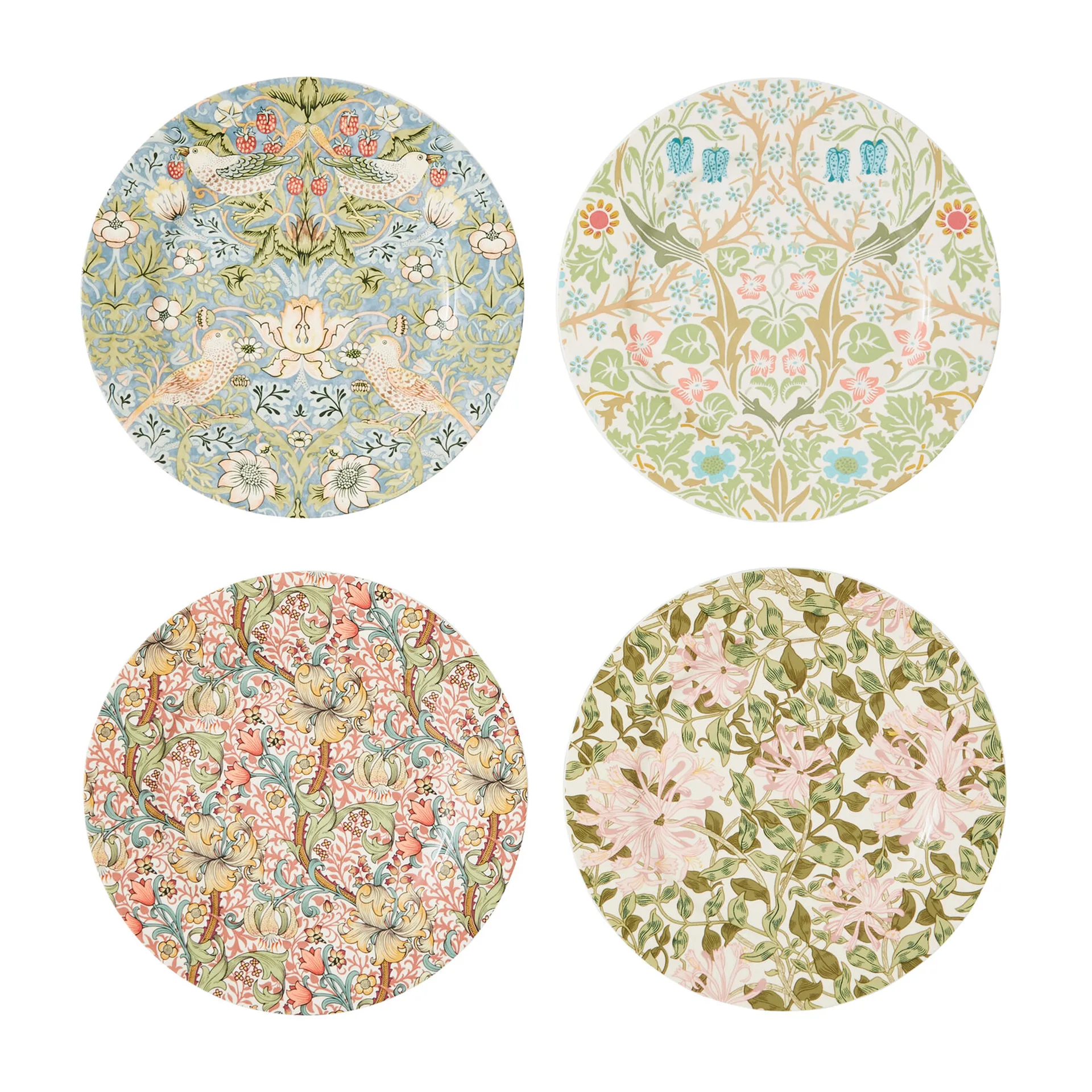 Morris & Co. -lautanen Ø 20 cm 4 osaa, Multi Spode