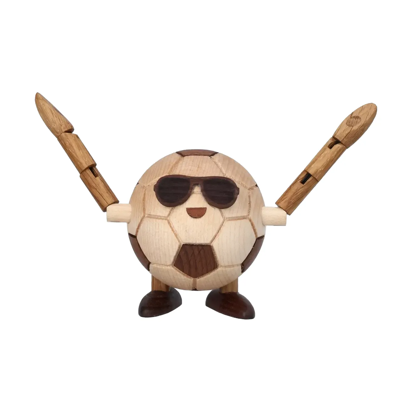 Billy Ball jalkapallofiguuri, Beige, 8x6,5x6,7 cm Spring Copenhagen