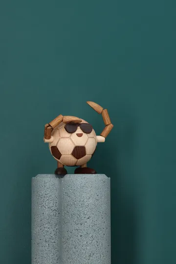 Billy Ball jalkapallofiguuri - Beige, 8x6,5x6,7 cm - Spring Copenhagen