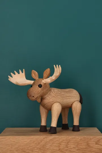 Harald hirvifiguuri - Beige, 15,5x13x14 cm - Spring Copenhagen