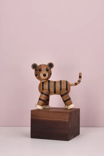 Shiva tiikerifiguuri - Beige, 12x6x12 cm - Spring Copenhagen