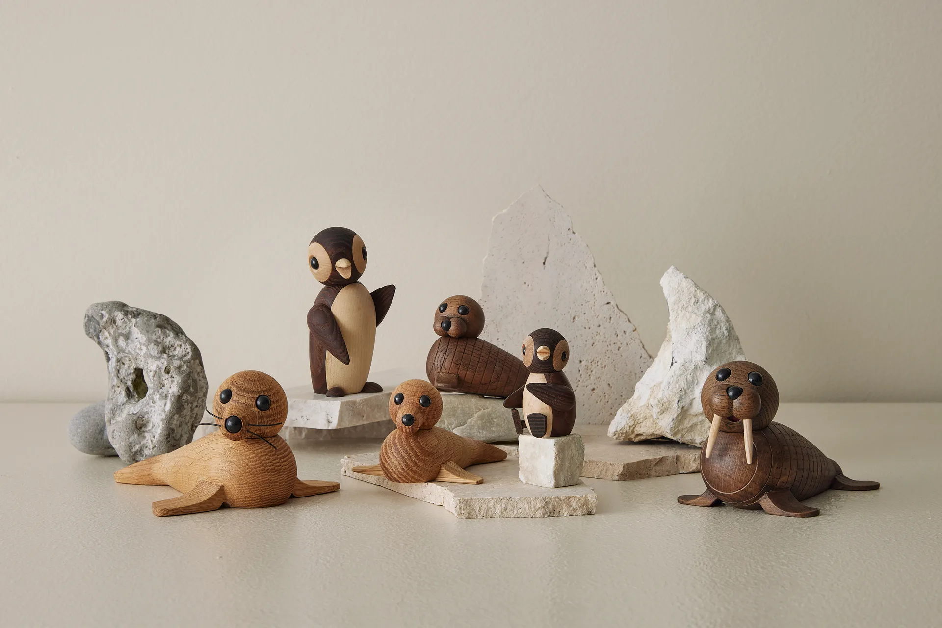 Snow Pingviinipoikanen koriste 7 cm, Ruskea Spring Copenhagen