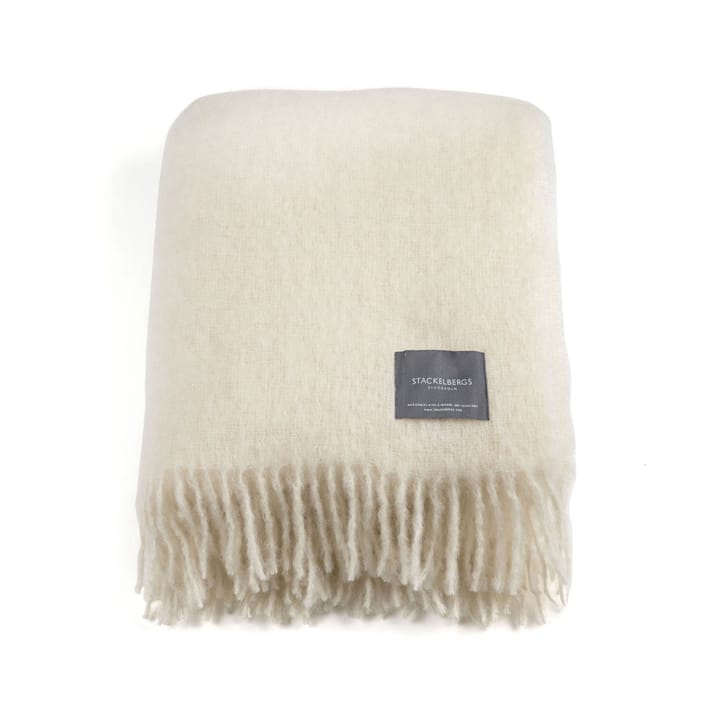 Mohair viltti - Bright white - Stackelbergs