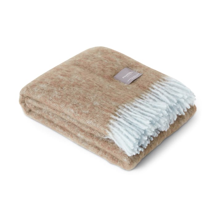 Mohair viltti, Dusky blue & dark brown melange Stackelbergs
