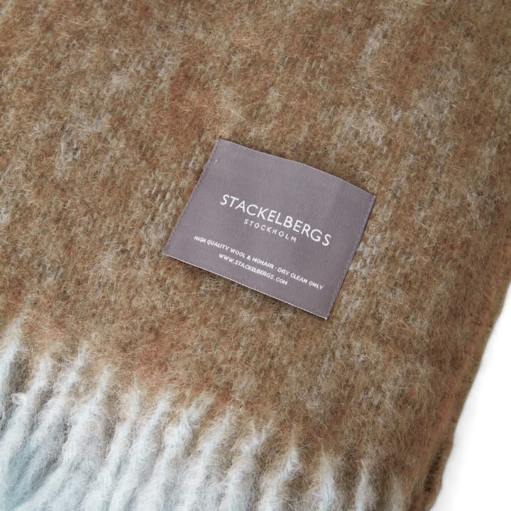 Mohair viltti, Dusky blue & dark brown melange Stackelbergs