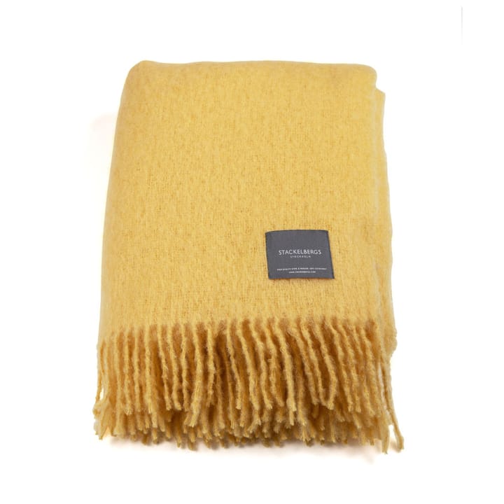 Mohair viltti - Golden yellow - Stackelbergs