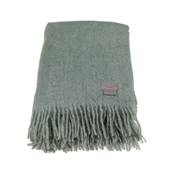 Mohair viltti - Sea foam & green bay melange - Stackelbergs