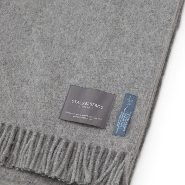 Recycled Alpacka viltti 140x180 cm, Light grey Stackelbergs