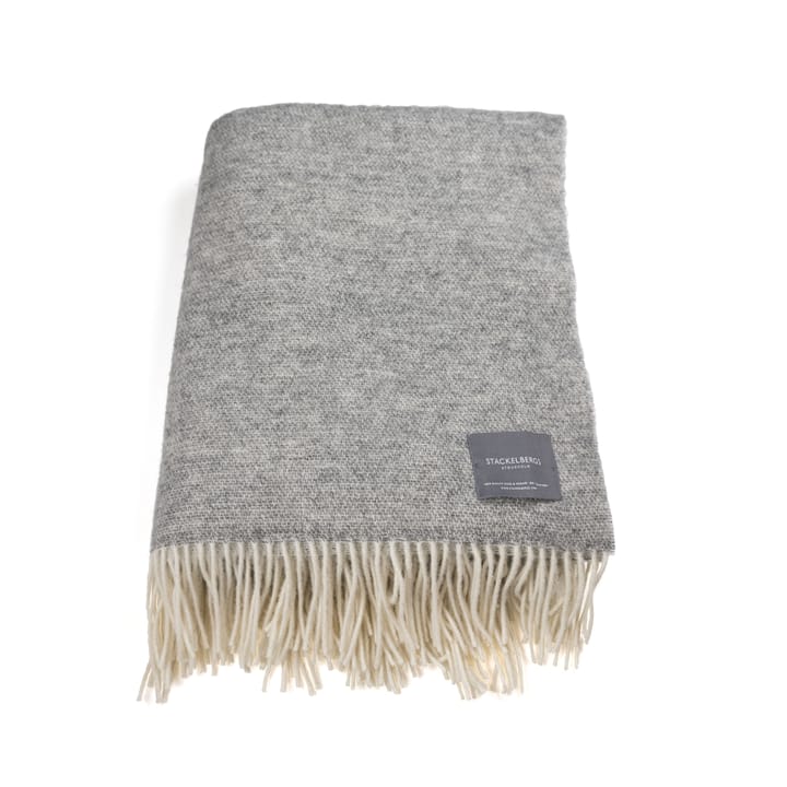 Wool torkkupeitto - Grey & offwhite - Stackelbergs