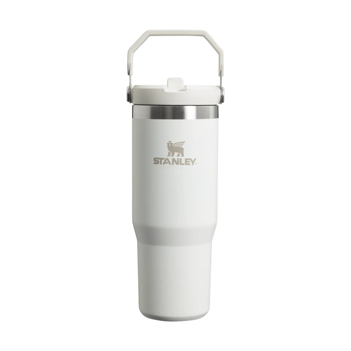 Iceflow Flip Straw 2.0 termosmuki 0,89 l, White Stanley
