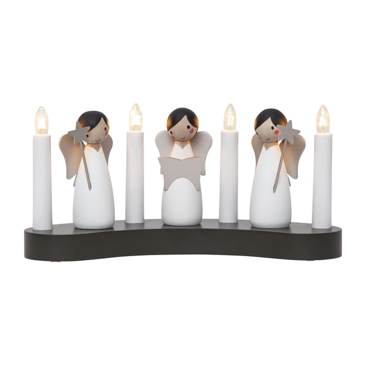 Angel choir adventtikynttilänjalka - Valkoinen - Star Trading
