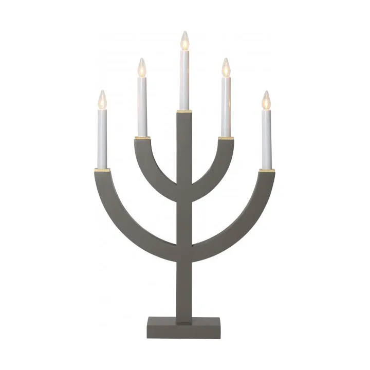 Star Trading Anno 5 kynttilänjalka 59 cm Ruskea