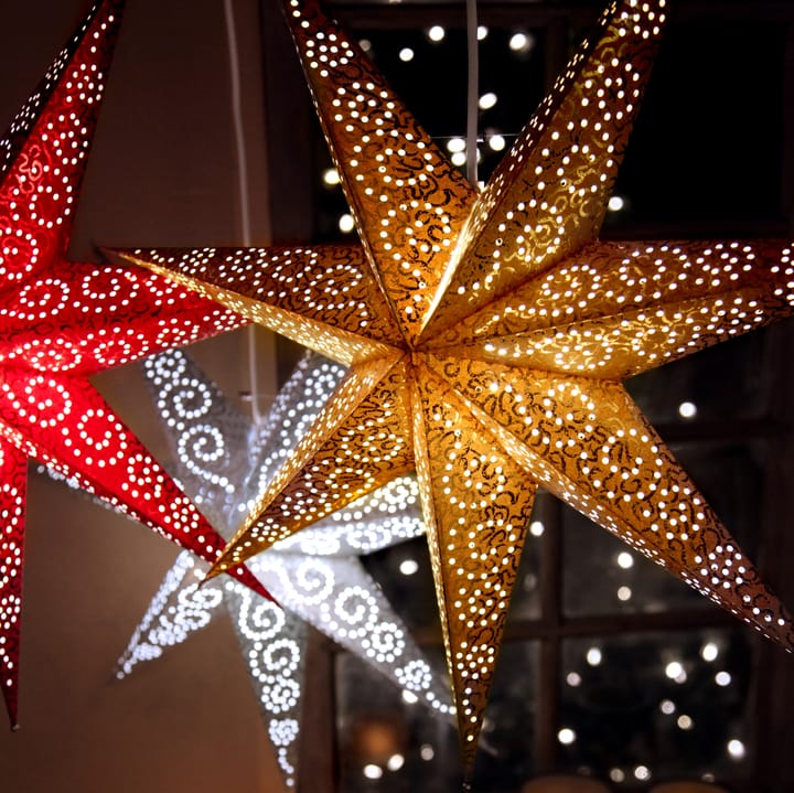 Antique joulutähti 60 cm, kulta Star Trading