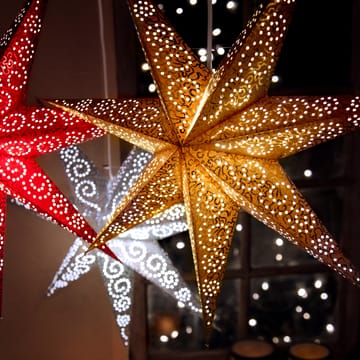 Antique joulutähti 60 cm - valkoinen - Star Trading