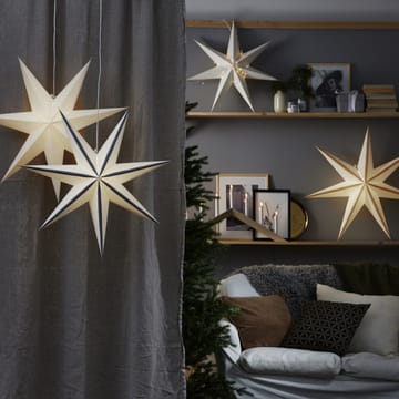 Arrow kynttilänjalka, 36 cm - Beige - Star Trading
