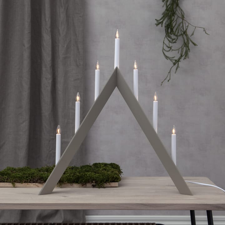 Arrow kynttilänjalka, 64,5 cm, Beige Star Trading