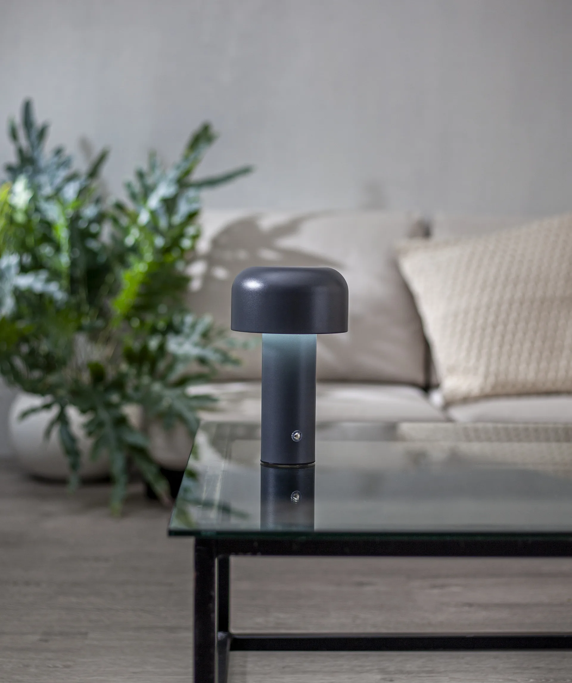 Bobby pöytälamppu portatiivinen, Harmaa Star Trading