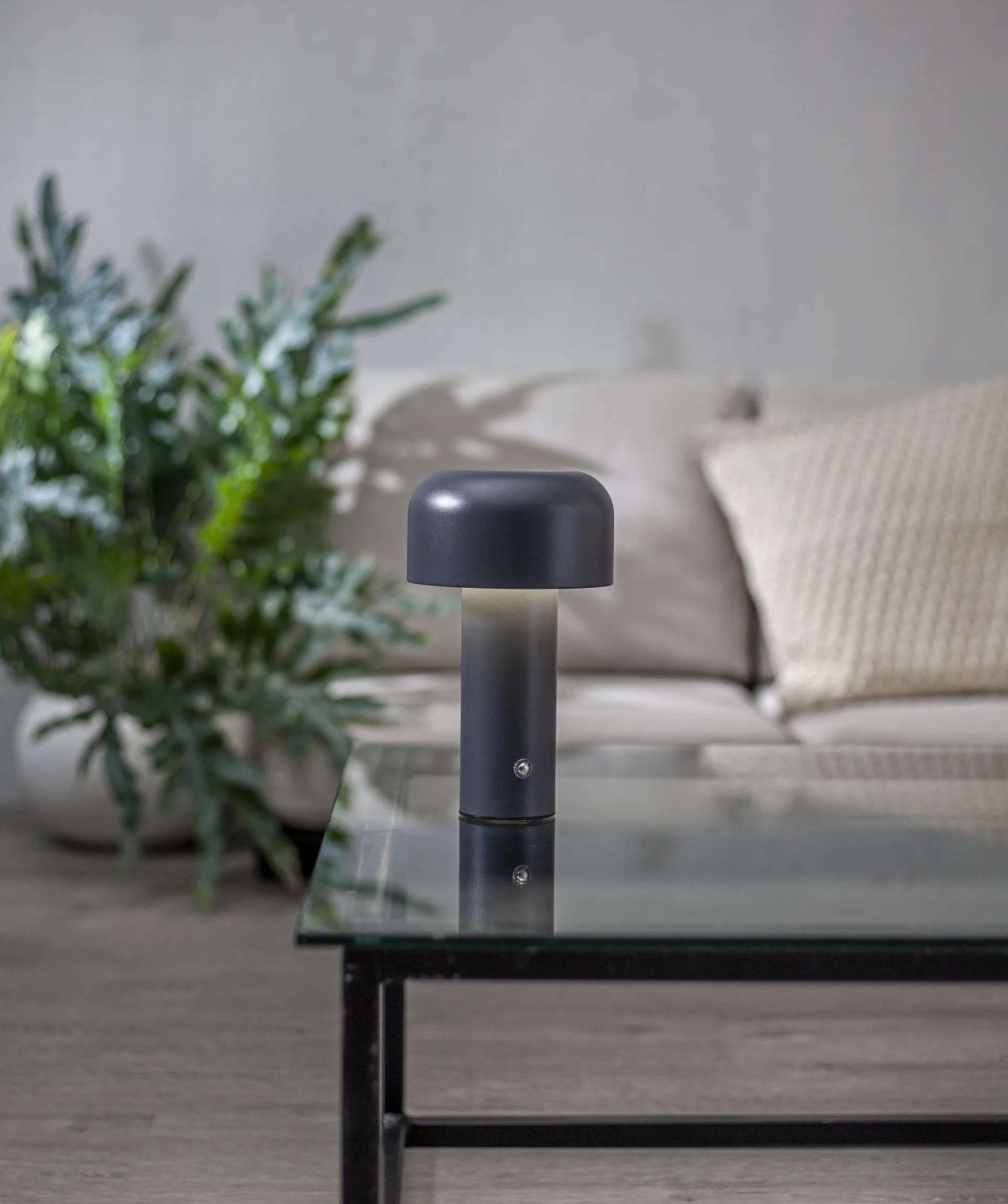 Bobby pöytälamppu portatiivinen, Harmaa Star Trading