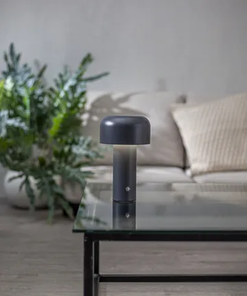 Bobby pöytälamppu portatiivinen - Harmaa - Star Trading