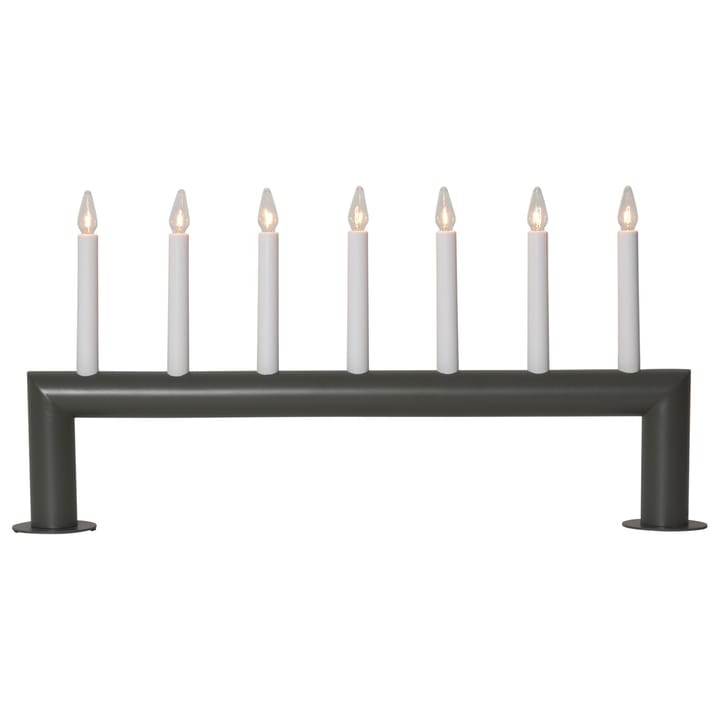 Circum adventtikynttilänjalka matala 29 cm - Tummanharmaa - Star Trading
