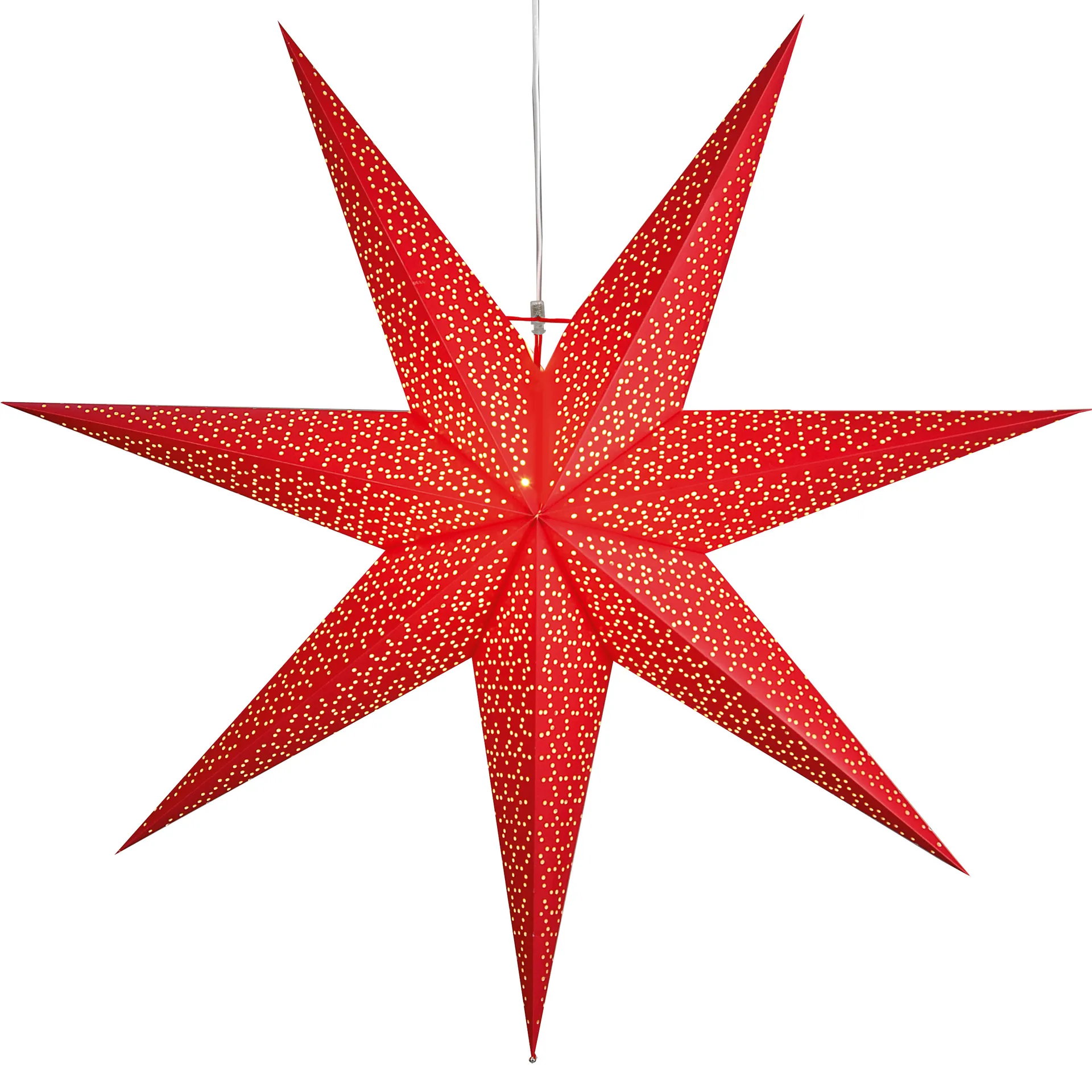 Dot adventtitähti 100 cm, Punainen Star Trading