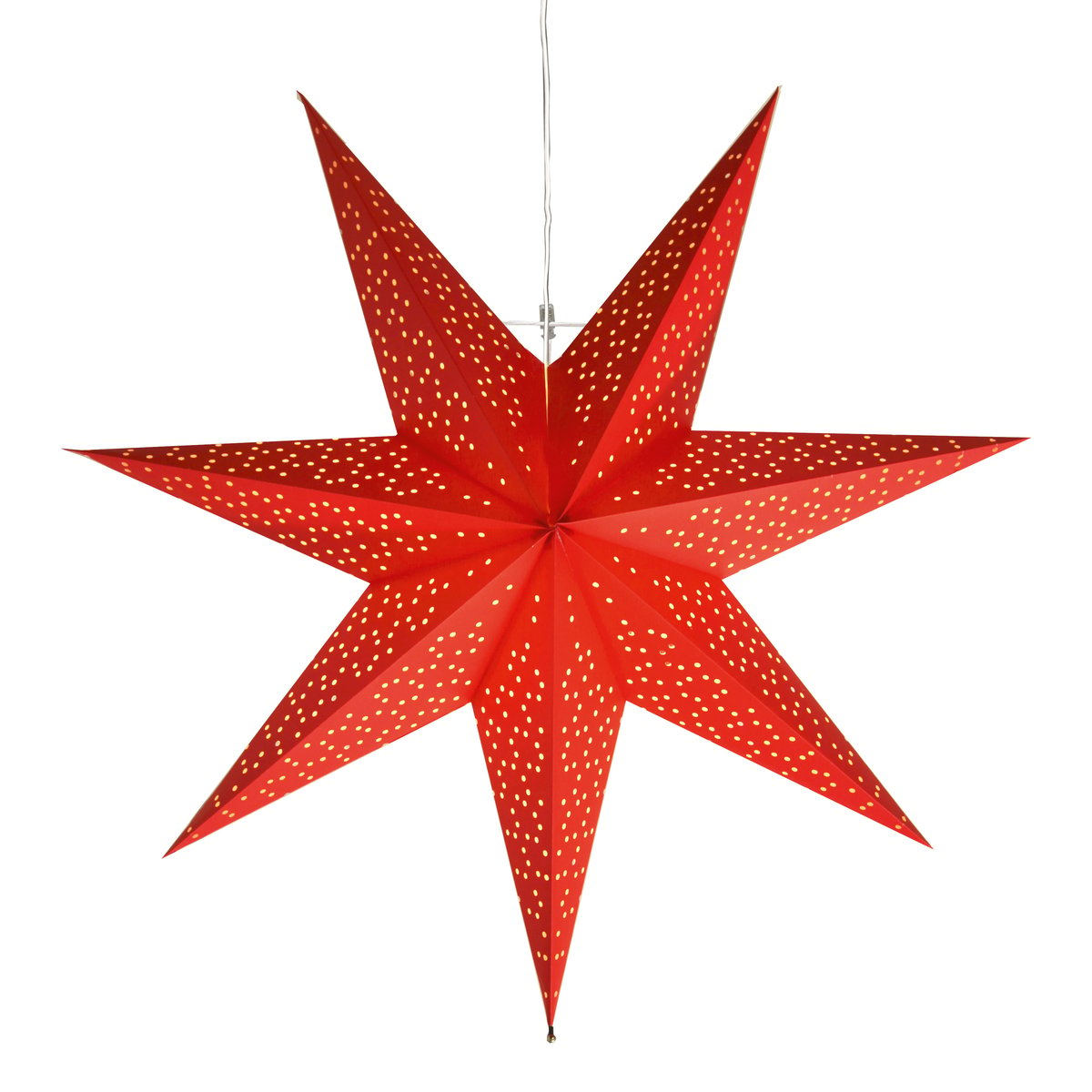 Star Trading Dot adventtitähti 54 cm Punainen