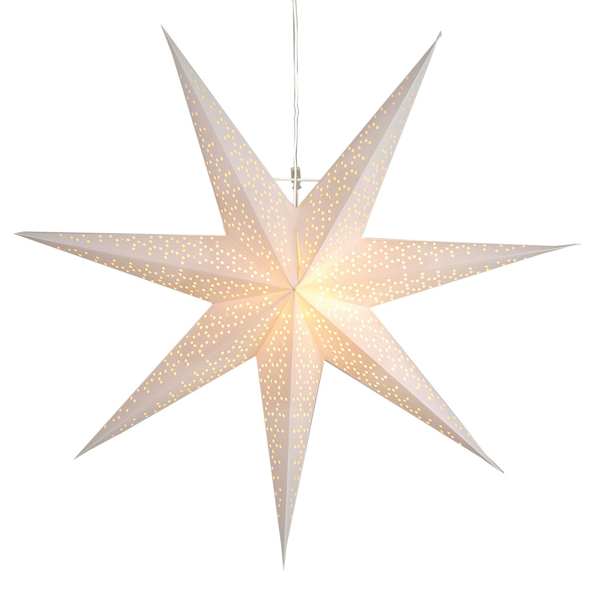 Star Trading Dot adventtitähti 70 cm Valkoinen