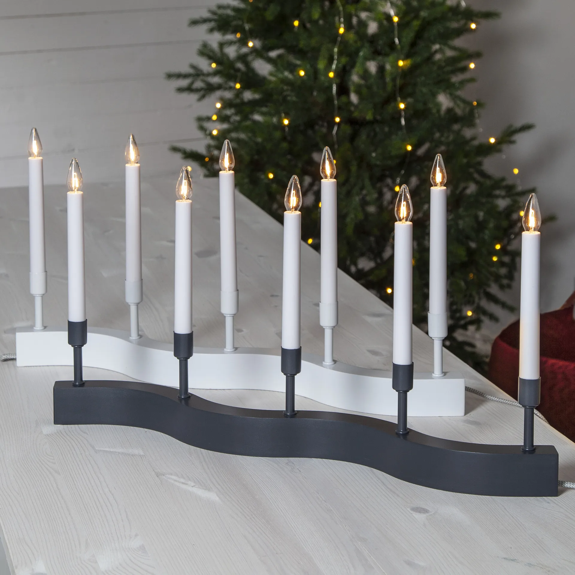 Flow adventtikynttilänjalka, Harmaa Star Trading