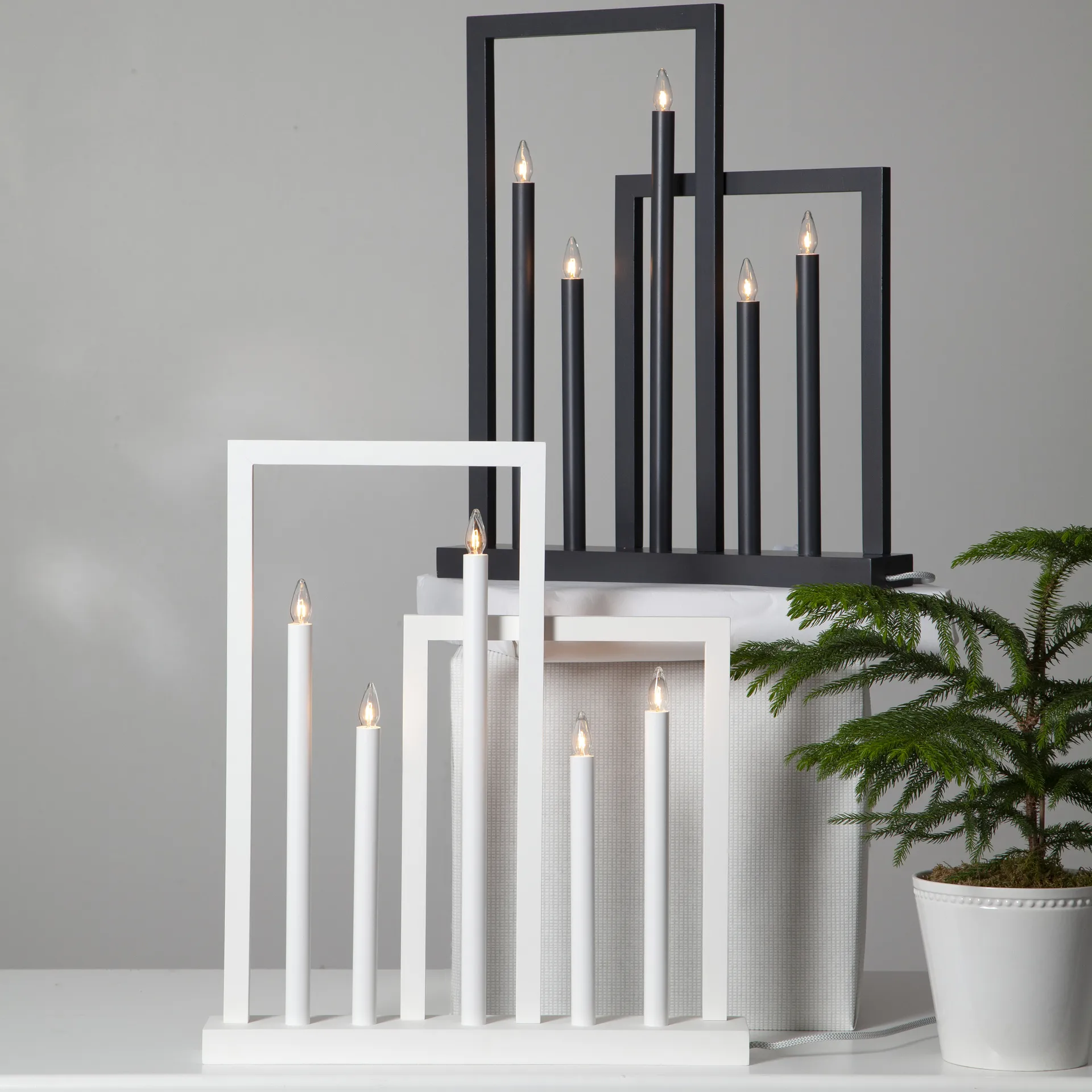 Frame adventtikynttilänjalka, Valkoinen Star Trading