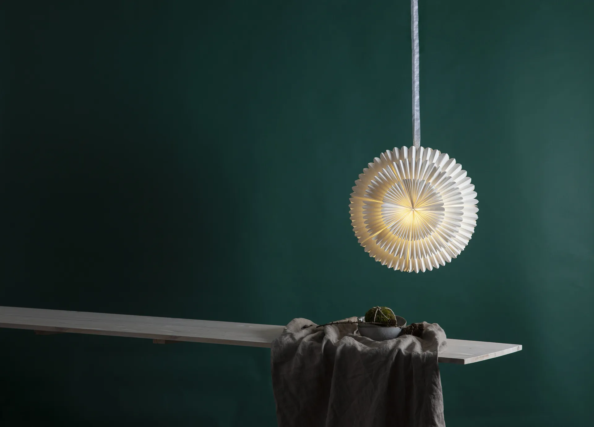 Frost adventtitähti Ø50 cm, Valkoinen Star Trading