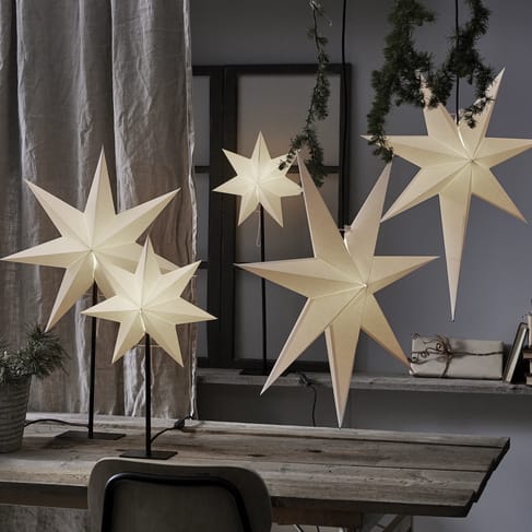 Frozen adventtitähti 65 cm, Valkoinen Star Trading