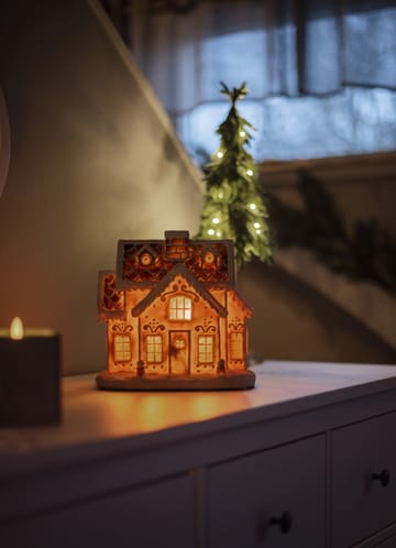 Gingerville panoraama jouluvalaistus - Ruskea - Star Trading