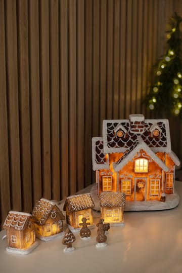 Gingerville panoraama jouluvalaistus - Ruskea - Star Trading