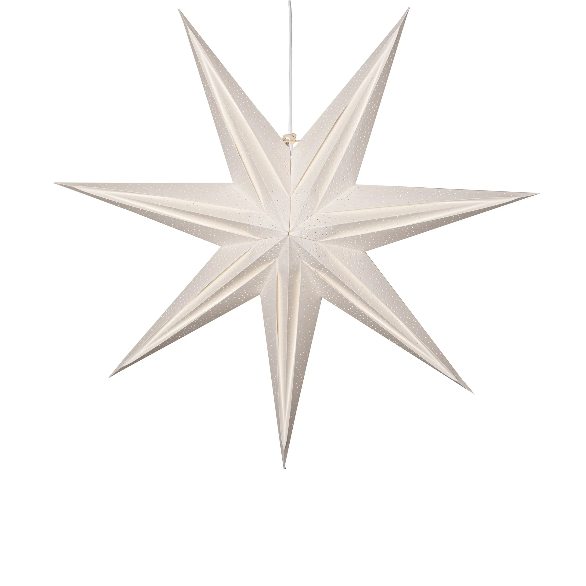 Holly paperitähti 75 cm, Valkoinen Star Trading
