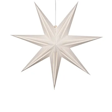 Holly paperitähti 75 cm - Valkoinen - Star Trading