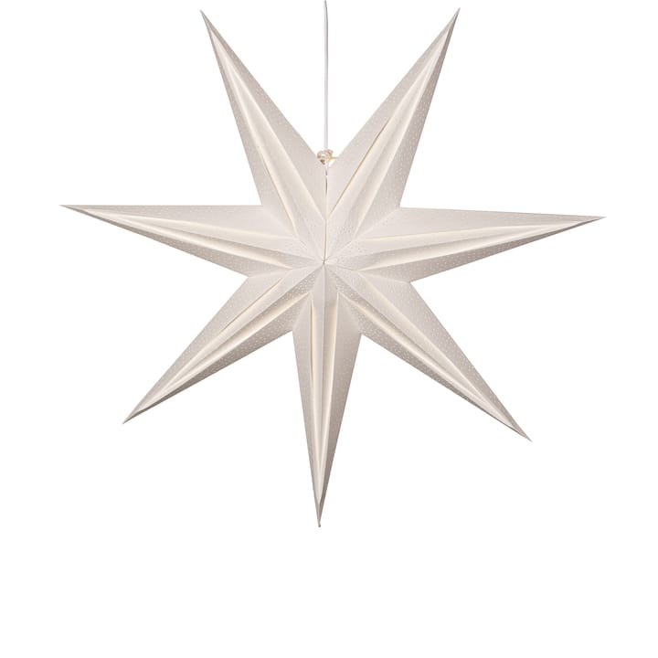Holly paperitähti 75 cm - Valkoinen - Star Trading