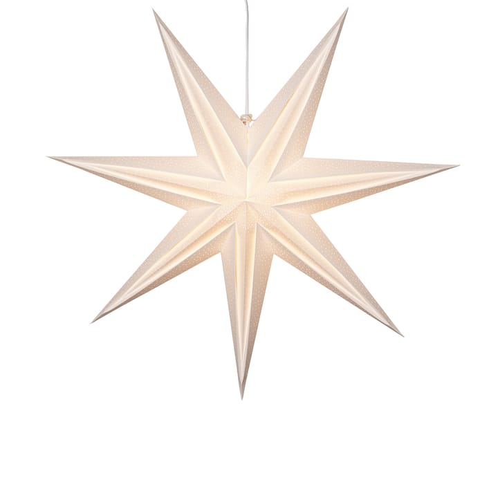 Holly paperitähti 75 cm, Valkoinen Star Trading