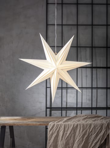 Holly paperitähti 75 cm - Valkoinen - Star Trading