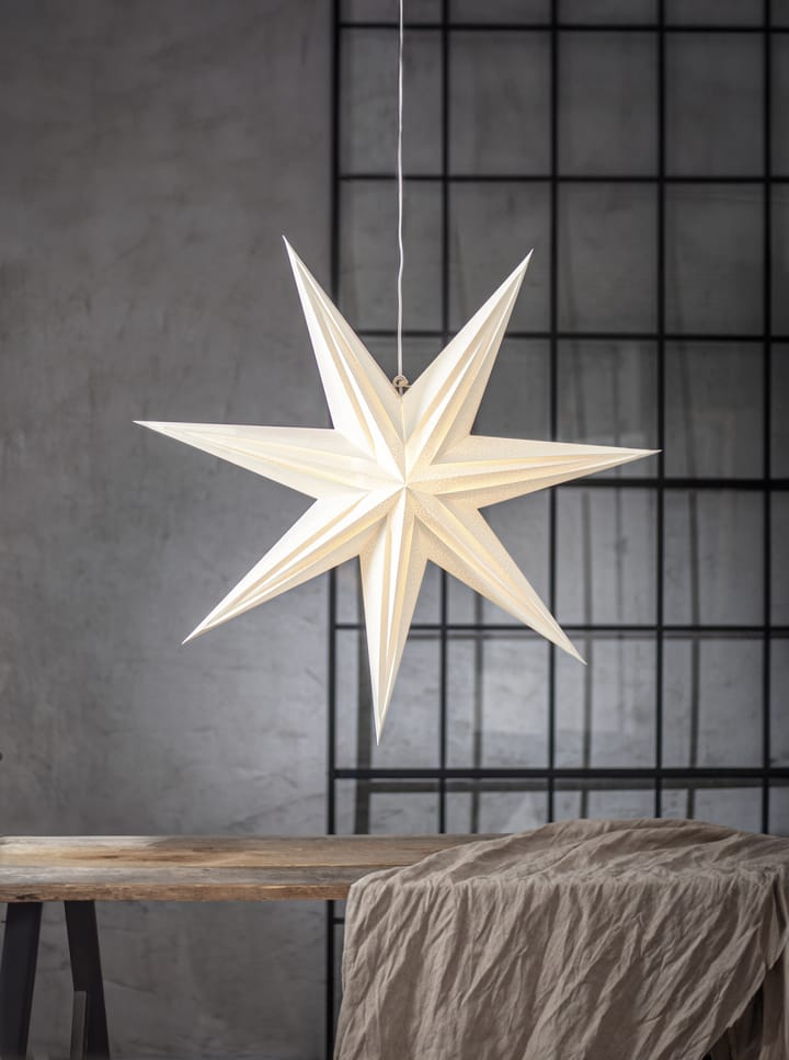 Holly paperitähti 75 cm, Valkoinen Star Trading