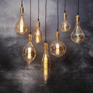 Industrial Vintage -hehkulamppu, E27 LED himmennettävä - 12 cm, 2000 K - Star Trading