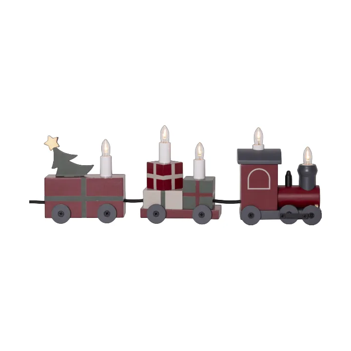 Joulutiejuna-adventtikynttelikkö - Monivärinen - Star Trading